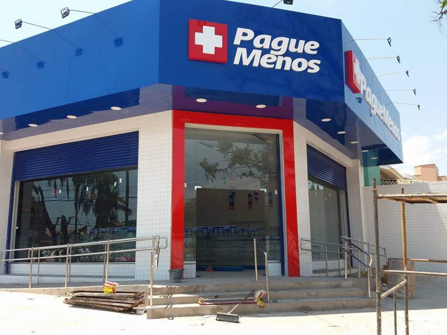 Projeto da Farmácia Pague Menos no Carandá Bosque