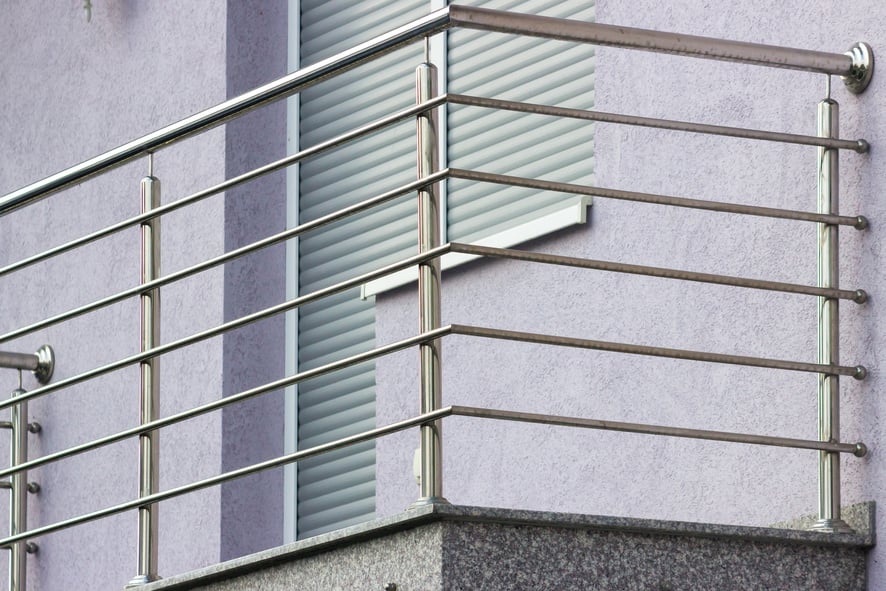 fence on balcony